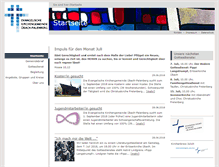 Tablet Screenshot of kirche-uep.de